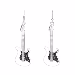 Ladies Earrings Beautiful Fine Workmanship Exquisite Ladies Fashion Earrings Electric Guitar Drop Earrings Women&apos;s Earri ...
