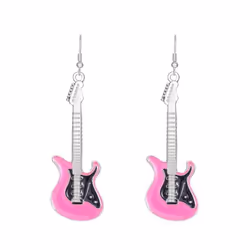 Ladies Earrings Beautiful Fine Workmanship Exquisite Ladies Fashion Earrings Electric Guitar Drop Earrings Women's Earri ...