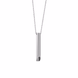 Aerosolry Breathlace Anti Vaping Necklace Breathlace Stress Anxiety Necklace - silver