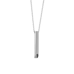 Aerosolry Breathlace Anti Vaping Necklace Breathlace Stress Anxiety Necklace - silver