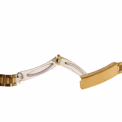 Men  Stainless Steel Watch Band Strap Metal Replacement Bracelet 12mm - golden, 16mm