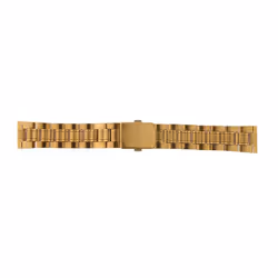 Men  Stainless Steel Watch Band Strap Metal Replacement Bracelet 12mm - golden, 20mm