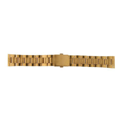 Men  Stainless Steel Watch Band Strap Metal Replacement Bracelet 12mm - golden, 20mm