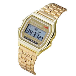 Trendy Unisex Present Men Led Unisex Black Sports Gold Women High Quality Gift Watch Rose Gold Wristwatches Digital Popular Military Silver Vin - gold