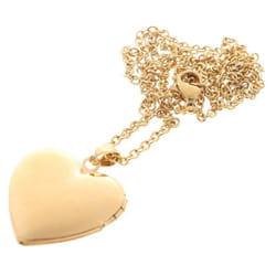 Love Heart Locket Pendants For Women Men Openable Po Frame Picture Necklace - gold
