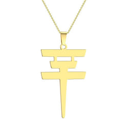 Vintage Tokio Hotel Stainless Steel Necklace Pendant Necklaces Choker Men Women Jewelry Accessories - gold