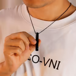 Aerosolry Breathlace Anti Vaping Necklace Breathlace Stress Anxiety Necklace - rose gold