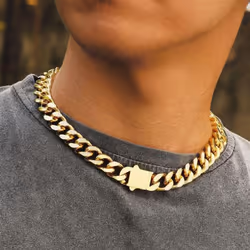6mm Gold Bracelet Necklace 8/18/20/24 Inch Hip Hop Necklace Bracelet Set For Women Man Fashion Wedding Party Jewelry - gold, 30 inch