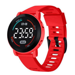 Practical Comfortable Decorative Unisex Led Digital Display Watch For Outdoor Electronic - red