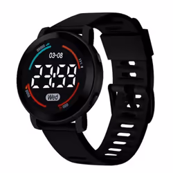 Practical Comfortable Decorative Unisex Led Digital Display Watch For Outdoor Electronic - red