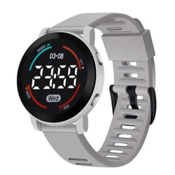 Practical Comfortable Decorative Unisex Led Digital Display Watch For Outdoor Electronic - grey