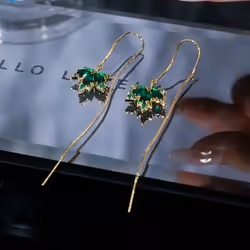 Dangle Earrings For Women Fashion Women's Jewelry - green