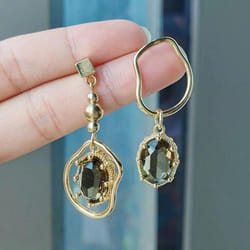 Asymmetrical Vintage Drop Earrings For Women Fashion Temperament Dangle Earrings For Women Jewelry Gift
