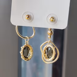 Asymmetrical Vintage Drop Earrings For Women Fashion Temperament Dangle Earrings For Women Jewelry Gift