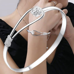 925 Sterling Silver Bracelet Adjustable Jewelry