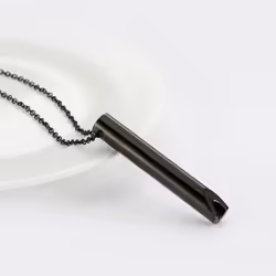 Aerosolry Breathlace Anti Vaping Necklace Breathlace Stress Anxiety Necklace - black