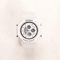 Kids Sport Watches Waterproof Electronic Wristwatch Children Digital Watch For Boys Girls - white