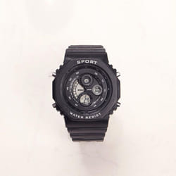 Kids Sport Watches Waterproof Electronic Wristwatch Children Digital Watch For Boys Girls - black