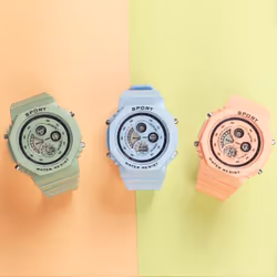 Kids Sport Watches Waterproof Electronic Wristwatch Children Digital Watch For Boys Girls - blue