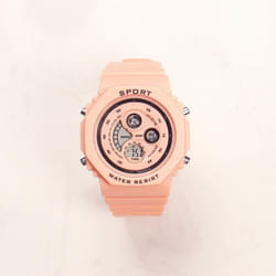 Kids Sport Watches Waterproof Electronic Wristwatch Children Digital Watch For Boys Girls - pink