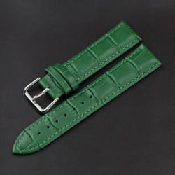 Watch Band Genuine Leather Straps 12mm/14mm/16mm/18mm/20mm/22mm/24mm Watch Accessories High Quality Colors Watchbands - green, 18mm