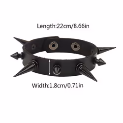 Fashion Pu Leather Bracelet Adjustable Men Women Leather Wristband Punk Style Cool Street Leather Bracelet Jewelri Gift - D