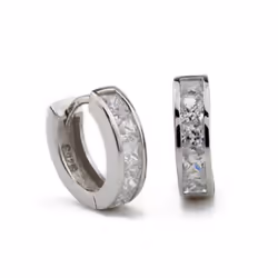 Fashion Men's Small Round Square Hoop Huggie Earrings