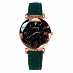 Women&apos;s Watches  Luxury Ladies Watch Starry Sky Watches For Women Fashion - green