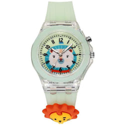 Baby Kids Watches Soft Silicone Cartoon Watch For Girls Boys - green