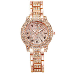 Rose Golden Fashion Luxury Women&apos;s Watches Original Design Woman&apos;s Quartz Wristwatches Best Gifts For Wife,family,friend - rose gold