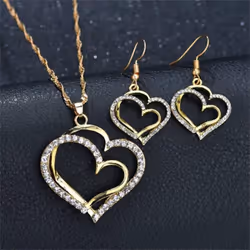 Jewelry For Women Set Womens Earrings Necklaces Bracelets - gold