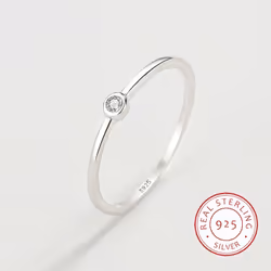 Exquisite Fashion S925 Sterling Silver Rings For Women Real Cz Finger Engagement Bridal Rings Party Jewelry Valentine's ...