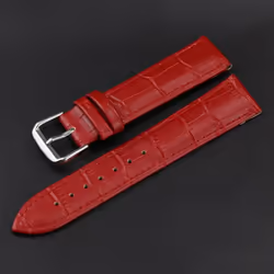 Watch Band Genuine Leather Straps 12mm/14mm/16mm/18mm/20mm/22mm/24mm Watch Accessories High Quality Colors Watchbands - red,  ...
