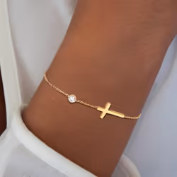 Women's Exquisite Cross Bracelet Men's Women's Daily Leisure Fashion Accessories