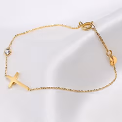 Women&apos;s Exquisite Cross Bracelet Men&apos;s Women&apos;s Daily Leisure Fashion Accessories