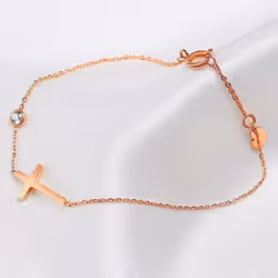 Women&apos;s Exquisite Cross Bracelet Men&apos;s Women&apos;s Daily Leisure Fashion Accessories