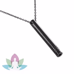 Anapana Necklace, Anxiety Whistle Breathing Necklace, Portable Mindful Breathing Necklace, Anxiety Whistle Necklace For Habit ...