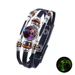 12 Zodiac Signs Constellation Charm Bracelet Men Women Fashion Multilayer Weave Leather Bracelet & Bangle Birthday Gifts - Sagittarius