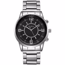 Men&apos;s Luxury Quartz Stainless Steel Sports Watch - black