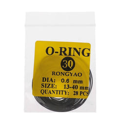4 Pack Waterproof Accessories For Watchmaker Rubber Back Cover O-ring Watch Gaskets Repair Tool - 4 Pack 0.6MM