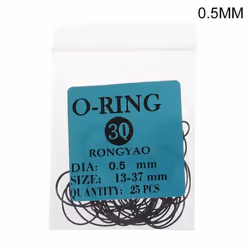 4 Pack Waterproof Accessories For Watchmaker Rubber Back Cover O-ring Watch Gaskets Repair Tool - 4 Pack 0.5MM