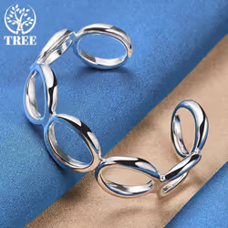 925 Sterling Silver Full Round O Bangle Bracelet Jewelry