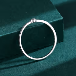 Exquisite Fashion S925 Sterling Silver Rings For Women Real Cz Finger Engagement Bridal Rings Party Jewelry Valentine&apos;s Day Gifts - green, 7