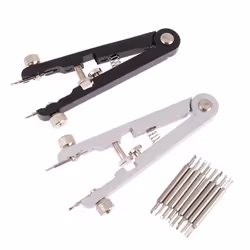 Innovative Watchband Opener Replace Spring Bar Connecting Pin Remover Tool Disassembly And Assembly Of Watch Strap - silver