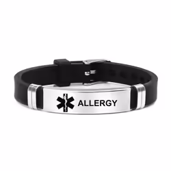 Type 1 Diabetes Medical Alert Id Bracelets For Men Woman Kids Adjustable Silicone Bangles Ice Sos Jewelry - TYPE2 DIABETES
