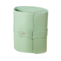Bag Book Design Wear Resistant Lightweight Earring Storage Foldable Jewelry Earring Organizer Travel Earring - green