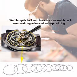 200pcs Waterproof O-ring Watch Back Seal Gaskets Watch Repair Tool
