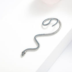 1 Pcs Fashion Dragon Ear Clip Cartilage Piercing Stud Sexy Women Jewelry Punk Style Twining Snake Shape Earrings Stud - black