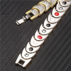 Copper Negative Ion Far Infrared Germanium Magnetic Bracelets For Women Men Health Bracelet Bangle
