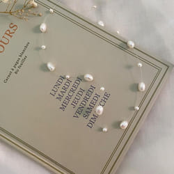 Natural Baroque Pearl Necklace 925 Sterling Silver Accessory Jewelry Gifts For Women - white, 40cm